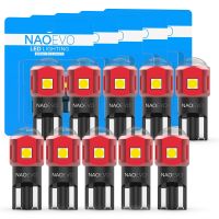 NAO T10 W5W LED Ultra Bright Warm White 3000K Red Amber Auto Side light 5W5 194 High Power 12V 24V Car Interior Lighting Lamp Bulbs  LEDs HIDs