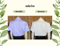 เสื้อนักศึกษาหญิง หลังว่าง เข้ารูป