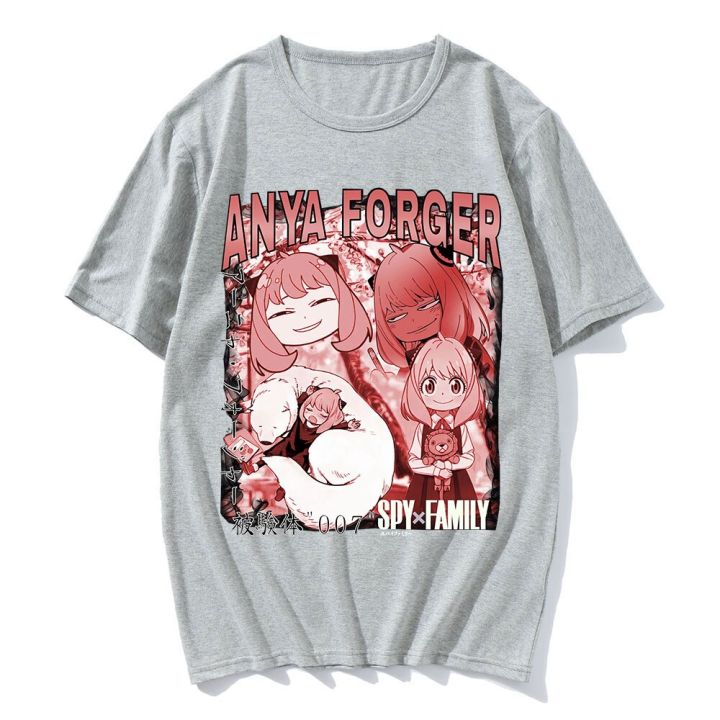 anime-spy-x-family-kawaii-anya-forger-t-shirts-for-men-and-women-fashion-streetwear-o-neck-t-shirt-100-cotton-gildan
