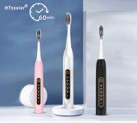 HOKDS New USB Rechargeable Full Body Waterproof Toothbrush Soft-Bristle Toothbrush Adult Ultrasonic Electric Toothbrush