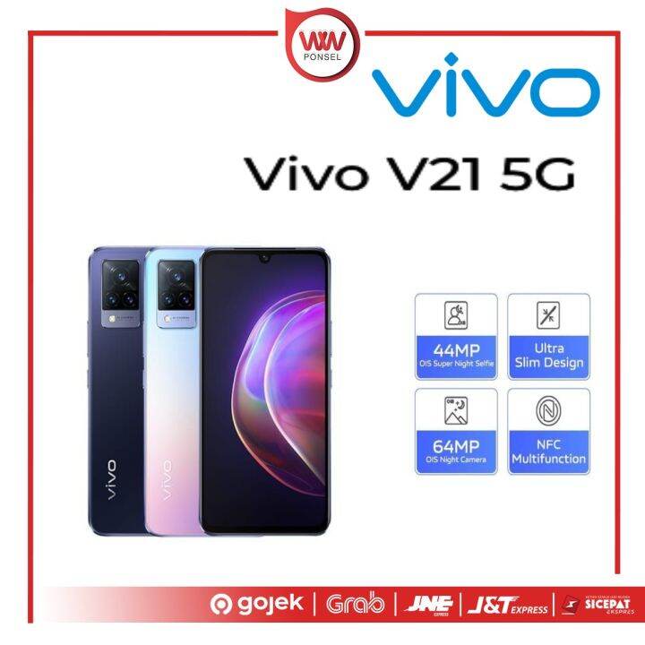 Hp Vivo V21 5G Ram 8GB Internal 128GB Garansi Resmi | Lazada Indonesia