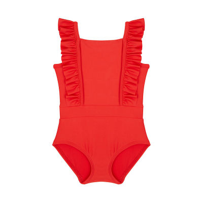 ชุดว่ายน้ำเด็กผู้หญิง Mothercare red swimsuit YA179