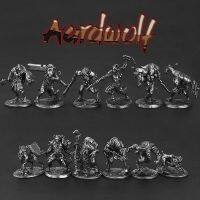 Aardwolf Warrior Pioneer Archer Army Group Soldier Model Figurine Board War Game Armor Samurai Statuette Figure DIY Ornaments