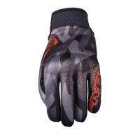 FIVE Advanced Gloves - Globe Replica - Camo Fluo Red - ถุงมือขี่รถมอเตอร์ไซค์