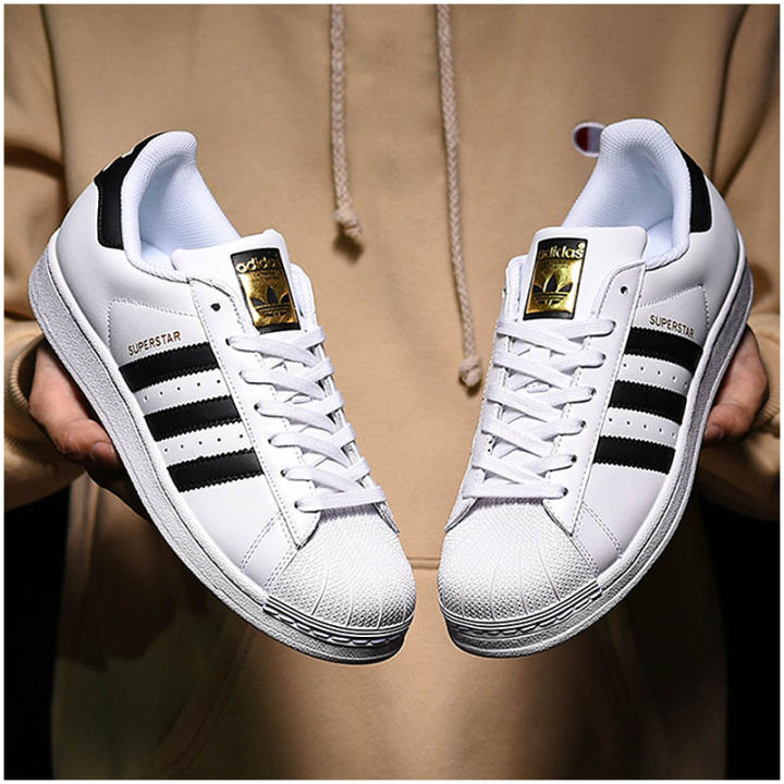 Adidas Superstar original shoes white Sneaker for men and women shell ...