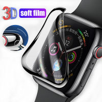 ฟิล์มกันรอย Hydrogel Film Screen Protector สำหรับ Apple Watch Series 7 6 SE 5 4 3 2 1 ป้องกันหน้าจอ iWatch Series 40MM 41MM 42MM 45MM 38MM ฟิล์มนุ่ม