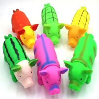 1Pcs Ruer Squeak Toy For Dog Screaming  Pig Chew Dog Toys Tooth Grinding &amp; Training Pet Toy Supplies