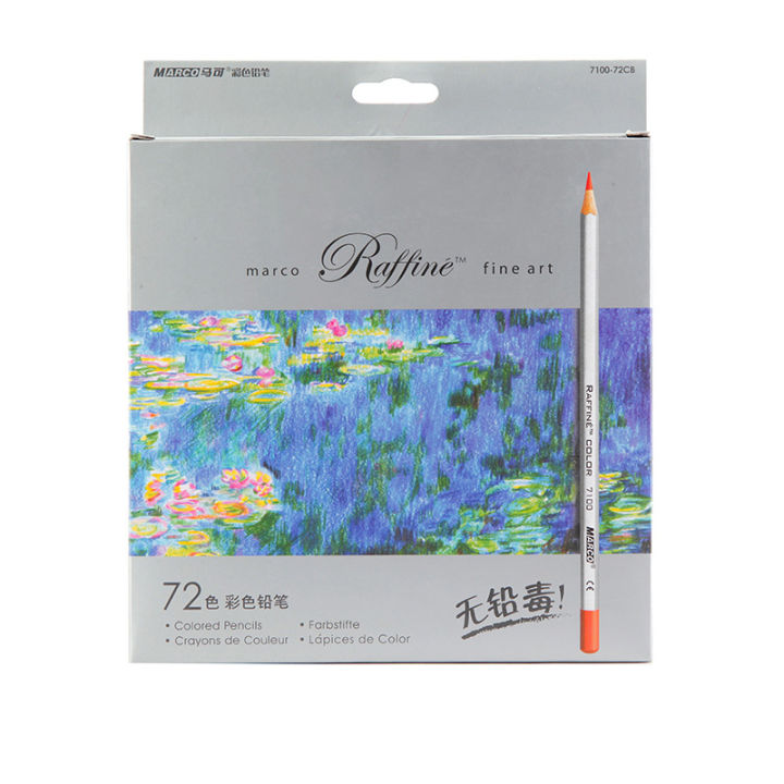 marco-7100-raffine-fine-art-colored-pencils-24-36-48-72-colors-drawing-sketches-colour-pencil-for-school-office-art-supplies