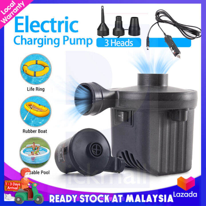 Electrical Air Pump Inflatable Pool Swimming Pool Car Bed Bag Mattress