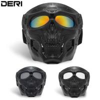 Skull Head รถจักรยานยนต์ Goggles Face Protection Eye Protector แว่นตากันแดด Adjuster Headband Motorbike Helmet Accessories