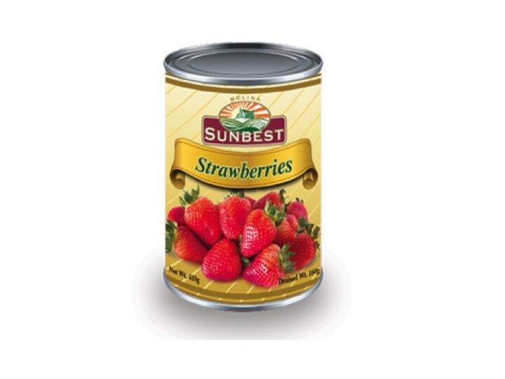 Sunbest Strawberries (in light syrup) 160g Lazada PH