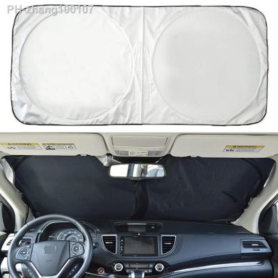 Car Sunshade Sun Shade Front Rear Window Film Windshield Visor Cover UV Protect Reflector Car-styling High Quality Accessories