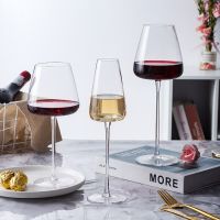 Crystal Red Wine Glass Lead-free Burgundy Bordeaux Goblet European Big Belly Tasting Cup Home Wedding Beer Cup Drinkware