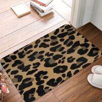 Leopard Doormat Bathroom Printed Polyeste Mat Kitchen Home Hallway Skin Fur Decoration Floor Rug Door Mat Bath Mat