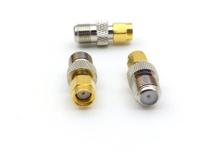 50pcs-100pcs-copper-f-type-female-jack-to-rp-sma-male-plug-center-rf-coaxial-connector-electrical-connectors