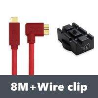 3M/5M/8M/10M ประเภท-C ถึง Micro-B USB สายยิงแบบผูก,สายกล้องคอมพิวเตอร์,เหมาะสำหรับ Canon 5D45DSR7D2 Nikon D800