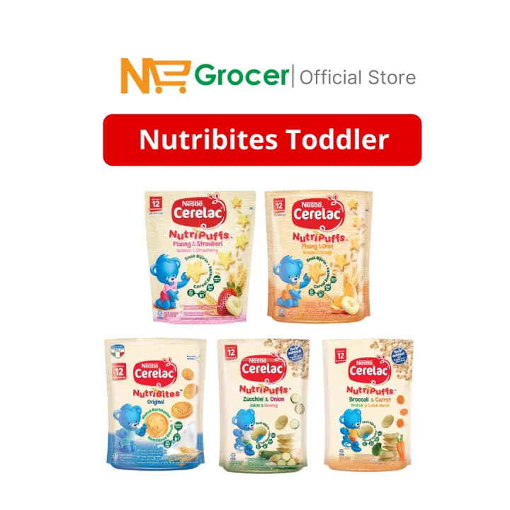 Nestle Cerelac Nutribites Original / Zucchini & Onion / Broccoli