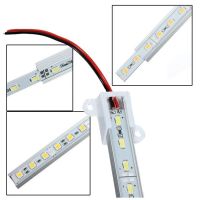 【✔In stock】 na07037036036666 Dsha แถบไฟอลูมิเนียมสีขาว,5630 Led 50Cm 12V 36