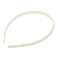 12 Plastic Ivory Hair Band Headband Tiara Base 0.39" HOT