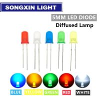 5Colorsx20PCS 100PCS 5mm LED Diode Light Assorted Kit Green Blue White Yellow Red COMPONENT DIY kit new original