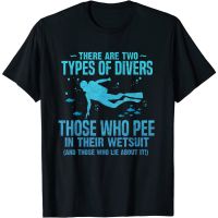 DIVER Pee wetsuit two types Scuba Diving freediving Design T-shirt T shirt Le RA Man shirt บรรณาธิการสำหรับผู้ชาย