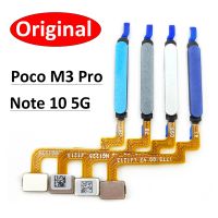 100 Original New For Xiaomi Poco M3 Pro / Redmi Note 10 5G Home Button FingerPrint Touch ID Sensor Flex Cable Replacement Parts