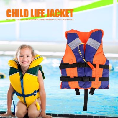 Kids Life Vest with Whistle Reflective Strips Life Jacket for Fishing Boating Drifting Water Sports Water Safety Products  Life Jackets