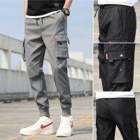 CODiy085671 【Ready stock】S-5XL Seluar kargo lelaki/Mens multi-pocket cargo pants slim pants slim fit fashion trend tactical trousers hiking pants outdoor sports fitness pants