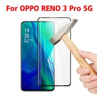 ฟิล์มกระจกนิรภัย3มิติสำหรับ Oppo Reno ฟิล์มกันรอยสูง3คุณภาพสำหรับ Oppo Pro คลุมทั้งหมด Reno 9H Screen 5G