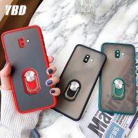 เคสโทรศัพท์ YBD สำหรับ Samsung Galaxy J8 2018 J2 J5 J7 Prime J4 Plus J6 Plusบวกกับเคสป้องกันกล้องอย่างแม่นยำพร้อมที่ยึดแบบห่วงสำหรับโทรศัพท์