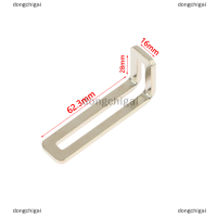 dongchigai กรอบมุมชุบนิกเกิลปรับได้90องศา L-shaped วงเล็บมุมเหล็กเชื่อมต่อชั้นวางอุปกรณ์สนับสนุน