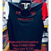 เสื้อโปโลสำหรับผู้ชาย HACKETT-GT-S-7XL ขนาดใหญ่?สินค้าขายดี!!!?เสื้อโปโลแอสตันมาร์ตินแข่งรถ/บาจูเสื้อยืด Lelaki