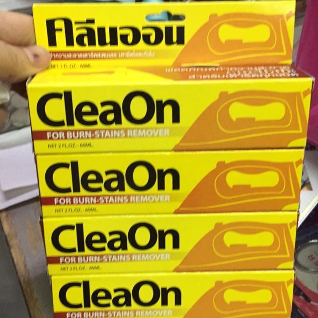 น้ำยาทำความสะอาดเตารีด-cleaon-cleanon-คลีนออน-ผลิตภัณฑ์ทำความสะอาดสำหรับเตารี่ทุกชนิด-สูตรใหม่