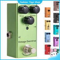 Mini Overdrive Electric Guitar Effects Pedal Overdrive Volume Tone Knob Effect Pedals With Steel Metal Shell