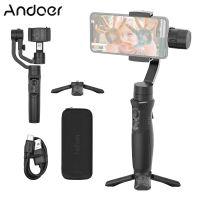 Andoer Hohem ISteady Mobile + 3-Axis Handheld Gimbal Stabilizer การติดตามอัตโนมัติ Motion Time Lapse การถ่ายภาพพาโนรามา Zoom Control Max.payload 280G สำหรับ iPhone 13/12/11 /X Pro Max 8สมาร์ทโฟน