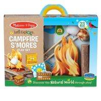 [ปิ้งมาชเมลโล่23ชิ้น] รุ่น 30822 เล่นแคมป์ปิ้ง ทำขนมสมอร์ Melissa &amp; Doug Lets Explore Campfire Smores Play Set ลูกเล่นเพียบ บทบาทสมมุติเหมือนจริง ของเล่น