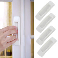 【CW】4Pcs Paste The Open Sliding Door Handles for Interior Doors Glass Window Cabinet Drawer Wardrobe Self-adhesive Handle