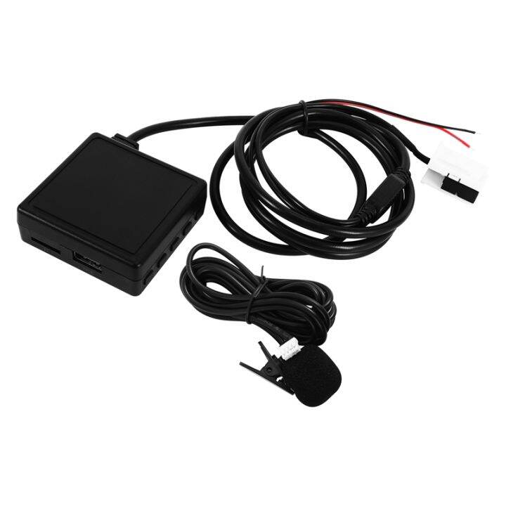 12V Car Bluetooth 5.0 Stereo Aux Adaptor Bluetooth Module Cable Handfree Microphone for BMW E60