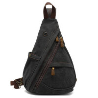 Stylish And Compact Rucksack For Men Trendy Canvas Shoulder Bag For Men Casual Canvas Sling Bag For Men Mens Versatile Crossbody Bag Stylish Daypack Rucksack