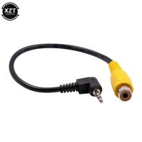 ’；【‘； 1PC AV In Video Cable Adapter 2.5Mm AV Jack Male Plug To RCA Female Adapter Cable For GPS And Rear Camera Converter Cable