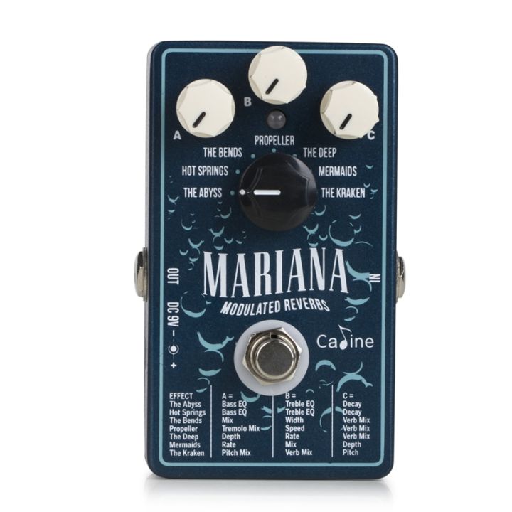 caline-cp-507-mariana-modulated-reverb-digital-guitar-effect-pedal-อุปกรณ์เสริมกีตาร์