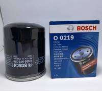 ไส้กรองน้ำมันเครื่อง BOSCH O 0219 สำหรับ ISuzu Dmax All New 2.5 3.0 ปี 2012  Isuzu MU-X 2.5 3.0 ปี 2013 กรองลูกสั้น