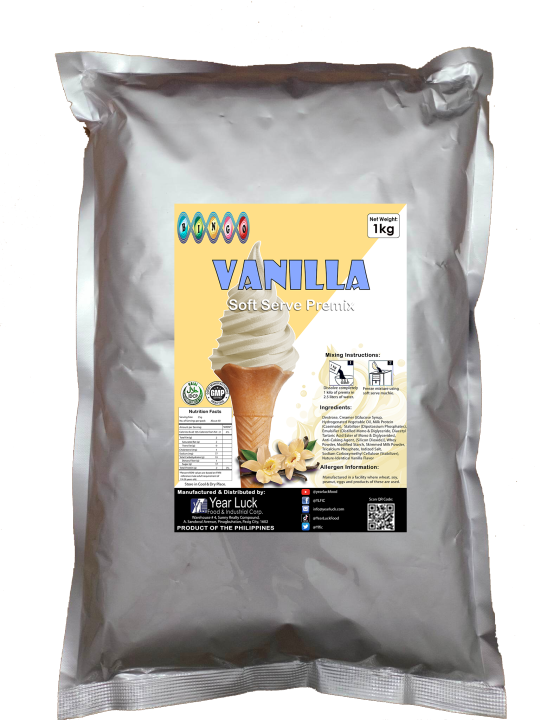 Bingo Soft Serve Ice Cream Powder Premix 1KG Vanilla Lazada PH
