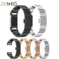 ☄ Nowe mody wysokiej jakości elegancki zegarek pasek dla Fitbit Charge 2 regulowany pasek zamienny taśma metalowa Fitbit charge 2 zespoły