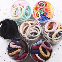 ✱❅▬ Women Girls Hair Rope Candy Solid Color Rubber Band Hair Scrunchies Tie Gum Ring Ponytail Holder Elastics Accessories Headwear