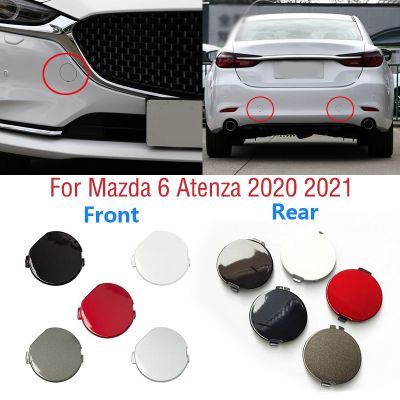 【CW】✆♈  6 Atenza 2020 2021 Car Front Rear Tow Cover Cap Trailer Hauling Lid