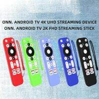 Remote Control Protective Case For ONN Android TV 2K FHD Streaming Stick Silicone Cover Compatible Remote Cover With Lanyard