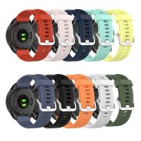 ▼ Wielokolorowy pasek zegarka 22MM Quick Release wymiana paska zegarka z narzędziem do Garmin Forerunner 745 części do naprawy zegarków