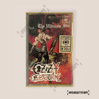 เทปเพลง เทปคาสเซ็ต เทปคาสเซ็ท Cassette Tape เทปเพลงสากล Ozzy Osbourne อัลบั้ม : The Ultimate Sin