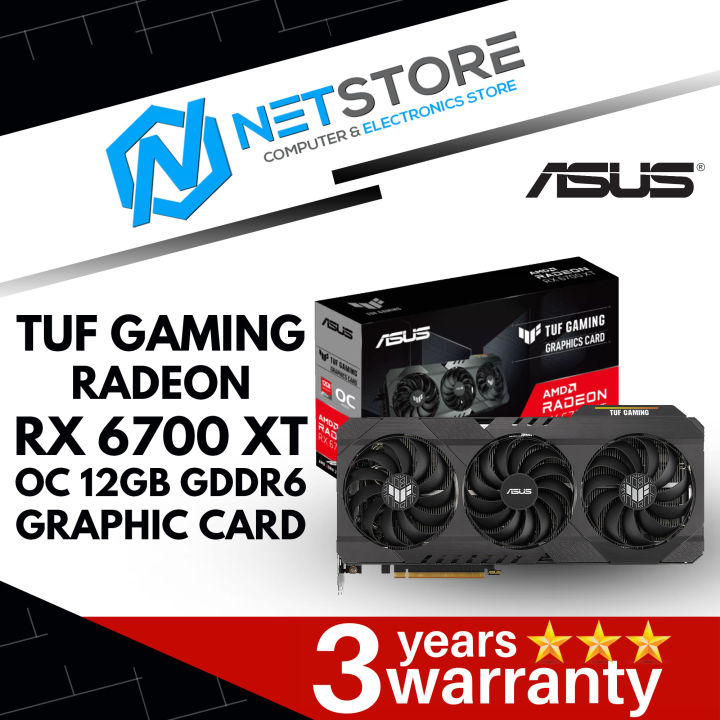 ASUS TUF GAMING RADEON RX 6700 XT OC EDITION 12GB GDDR6